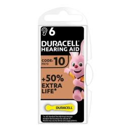 Батарейка Duracell HA 10 6 шт