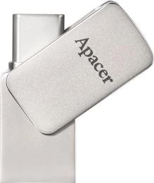 Флеш память Apacer AH181 64GB Silver (AP64GAH181S-1)