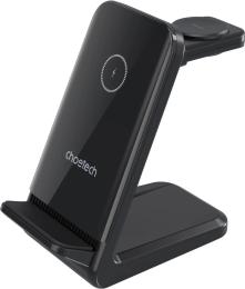 Бездротовий зарядний пристрій Choetech Wireless 3-in-1 15W Black (T608-F)