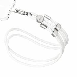 Ремінець для смартфона Blueo DORJEE Adjustable Woven Lanyard White