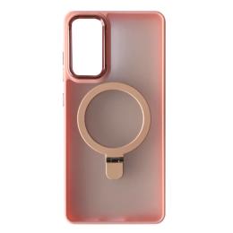 Чохол-накладка Infinity Matte Ring-MagSafe для Samsung S24 Light Pink