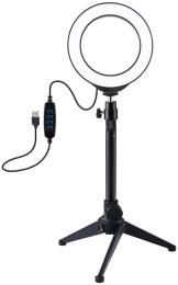 Кільцева лампа Puluz PKT3031 4.7 + настільний штатив