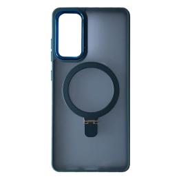Чохол-накладка Infinity Matte Ring-MagSafe для Samsung S24 + Dark Blue