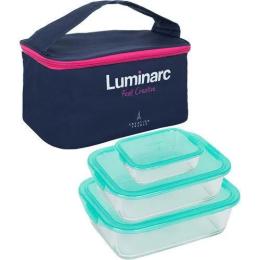 Набір контейнерів для їжі LUMINARC Keepn box P6634 3 шт в термосумці