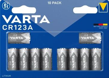 Батарейка Varta CR 123A BLI LITHIUM 10шт