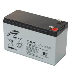 Акумулятор для ДБЖ Ritar 12V 7.5 Ah Black (RT1275B) AGM 151х65х94 (100) Q10