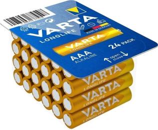 Батарейка Varta LONGLIFE AAA 24шт (04103301134)