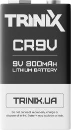 Батарейка Trinix CR9V 9V LiMnO2 800mAh