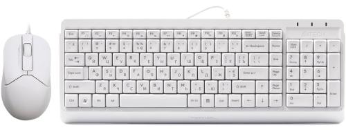 Комплект клавіатура та миша A4Tech Fstyler F1512 White (4711421958004) USB