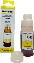 Чорнило для принтера Premium Quality Canon GI-43 70мл Yellow 4689C001 (70264932)