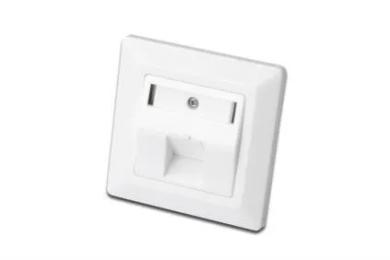 Лицьова панель Digitus Keystone White 80x80 з заземленням