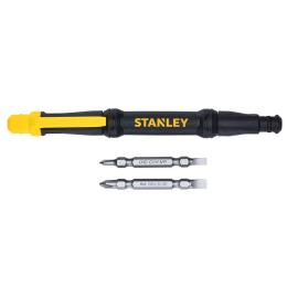 Викрутка Stanley 66-344M кишенькова, з 2-ма двосторонніми вставками