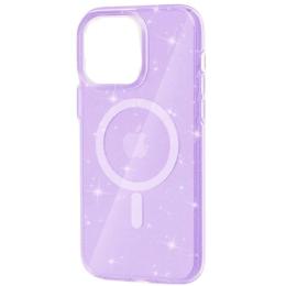Чохол-накладка EpiK TPU Galaxy Sparkle (MagFit) для Apple iPhone 16 (6.1) Purple