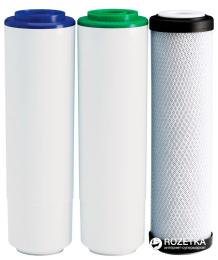 Комплект картриджів для водяного фільтра Ecosoft CRV3ECO потрійних, покращений