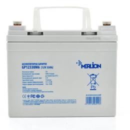 Акумулятор для ДБЖ Merlion 12 V 33 Ah (GP12330M6) AGM