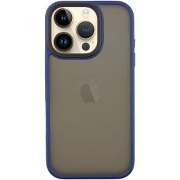 Чохол-накладка EpiK Metal Buttons для Apple iPhone 16 Pro (6.3) Blue