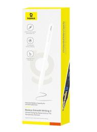 Стилус Baseus Smooth Writing 3 Wireless Charging Stylus Active White (P80080806213-0)