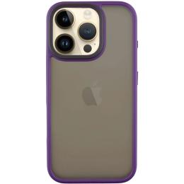 Чохол-накладка EpiK Metal Buttons для Apple iPhone 16 Pro (6.3) Dark Violet