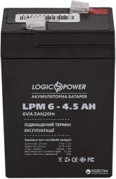 Акумулятор для ДБЖ LogicPower 6V 4.5Ah (LP3860) AGM