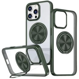 Чохол-накладка EpiK TPU + PC Metal Ring with MagSafe для Apple iPhone 16 Pro (6.3) Green