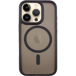 Чохол-накладка EpiK TPU + PC Metal Buttons with MagSafe для Apple iPhone 16 Pro (6.3) Black