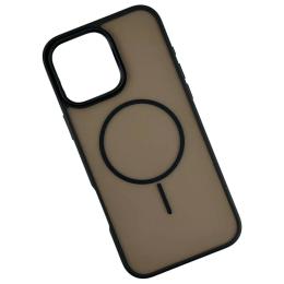 Чохол-накладка Infinity MagSafe Corrugated Mate Cover для iPhone 13 Black