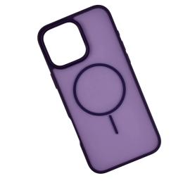 Чохол-накладка Infinity MagSafe Corrugated Mate Cover для iPhone 13 Violet