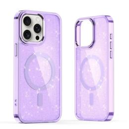 Чохол-накладка EpiK TPU Galaxy Sparkle (MagFit) для Apple iPhone 16 Pro (6.3) Purple