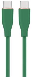 Дата-кабель Cablexpert CC-USB2S-CMCM-1.5M-G USB-C (тато) to USB-C (тато) 1.5m Green