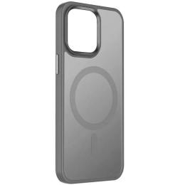 Чохол-накладка EpiK TPU + PC Metal Buttons with MagSafe для Apple iPhone 16 Pro Max (6.9) Gray