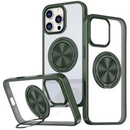 Чохол-накладка EpiK TPU + PC Metal Ring with MagSafe для Apple iPhone 16 Pro Max (6.9) Green