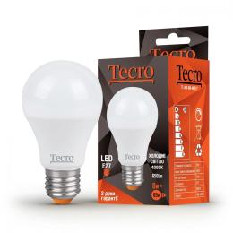 Світлодіодна лампа Tecro TL-A60-8W-4K-E27 LED 8Вт 650Лм E27 4000К холодне світло