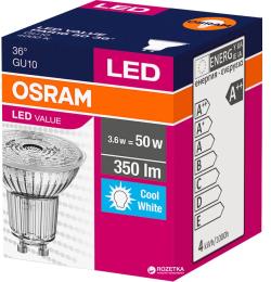 Світлодіодна лампа OSRAM LED Value PAR16 50 36 3.6W GU10 4000К (4058075055155)