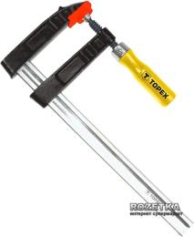 Струбцина TOPEX DIN 5117 столярна, F-подібна, 80 х 300 мм