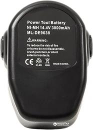 Акумулятор для електроінструменту PowerPlant DeWalt GD-DE-14 TB920594 14.4 В Ni-MH 3 Агод