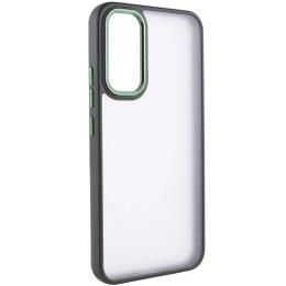 Чохол-накладка EpiK TPU + PC North Guard для Samsung Galaxy S24 Dark Green