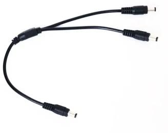Кабель живлення для роутера Infinity на 2 виходи 5.5х2.5 DC-DC Y-типу 5/9/12V 50см