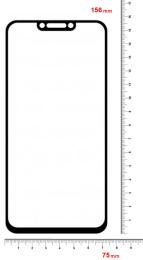 Захисне скло BeCover для Huawei P Smart+ Black