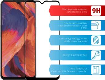 Захисне скло Acclab Full Glue для Oppo A73 Black