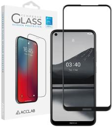 Захисне скло Acclab Full Glue для Nokia 3.4 Black