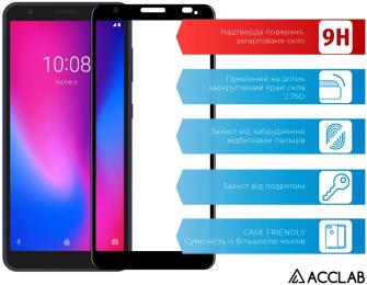 Захисне скло Acclab Full Glue для ZTE Blade A3 2020 Black