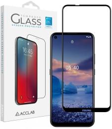 Захисне скло Acclab Full Glue для Nokia 5.4 Black
