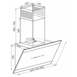 Витяжка Kaiser AT7435ECO Stainless Steel кухонна