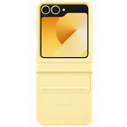 Чохол-накладка EpiK Leather Case (AAA) для Samsung Galaxy Z Flip6 Yellow