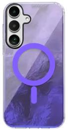 Чохол-накладка EpiK TPU Shiny Mountain (MagFit) для Samsung Galaxy S26 Purple