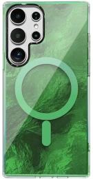 Чохол-накладка EpiK TPU Shiny Mountain (MagFit) для Samsung Galaxy S26 Ultra Green