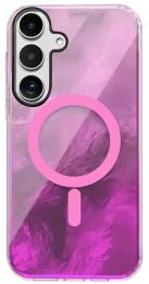 Чохол-накладка EpiK TPU Shiny Mountain (MagFit) для Samsung Galaxy S26 Plus Pink