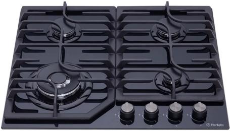 Варильна поверхня Perfelli HGG 61664 Black газова