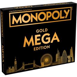 Настільна гра Winning Moves MONOPOLY Mega Gold  -  UK (WM02108-EN1-6)