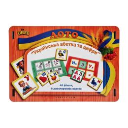 Настільна гра Ubumblebees Абетка і цифри (ПСД250) PSD250